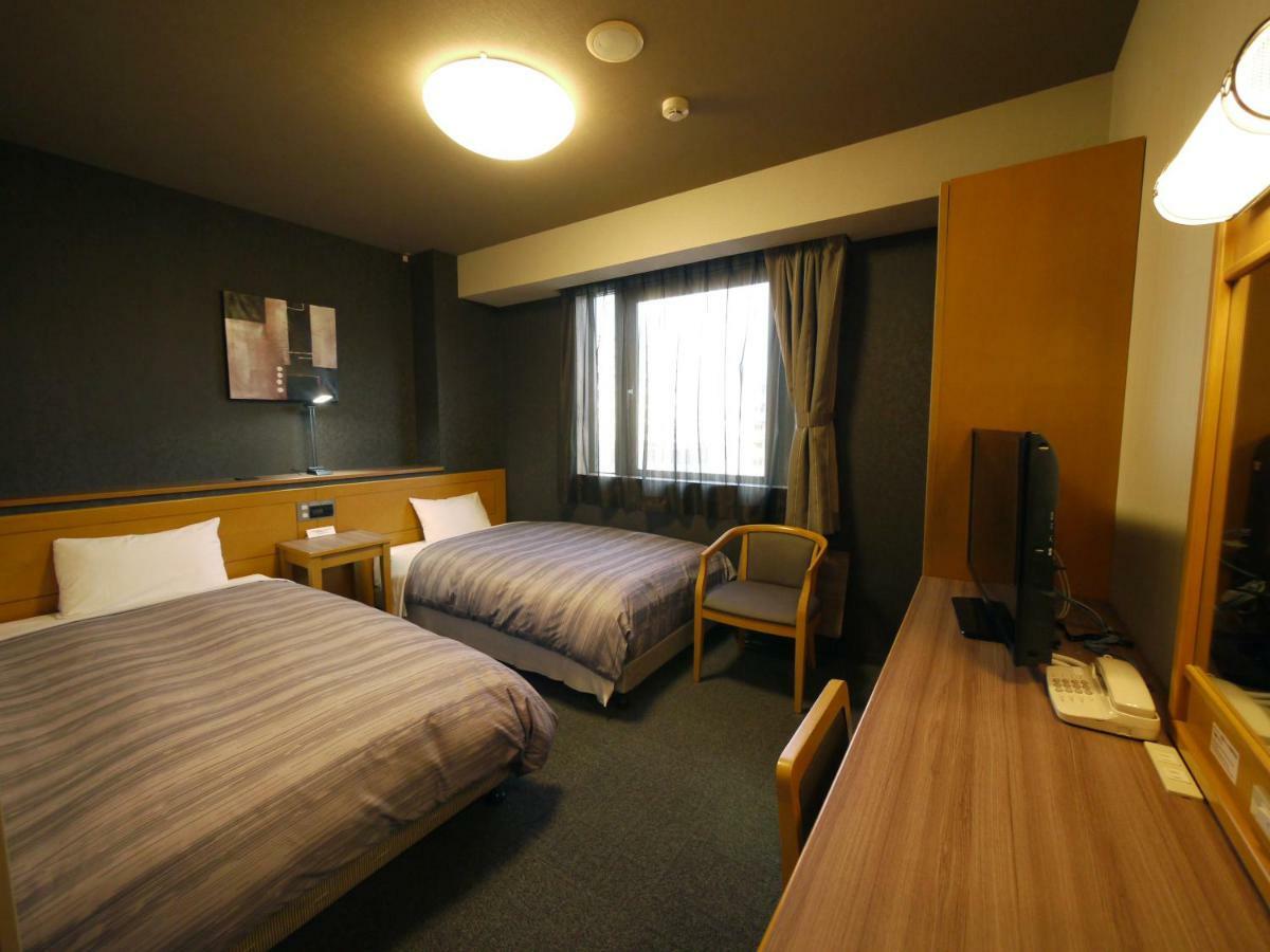 Hotel Route-Inn Sapporo Kitayojo Exterior foto